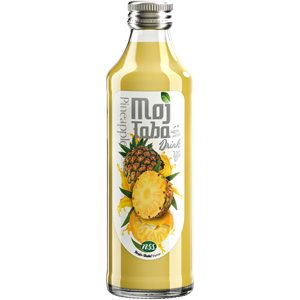 نوشیدنی میوه ای شیشه ای بدون گاز آناناس